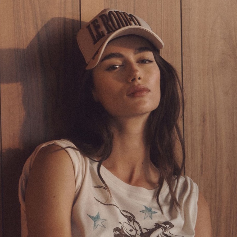 Anthropologie - Worn/West - Embroidered Brim Baseball Cap